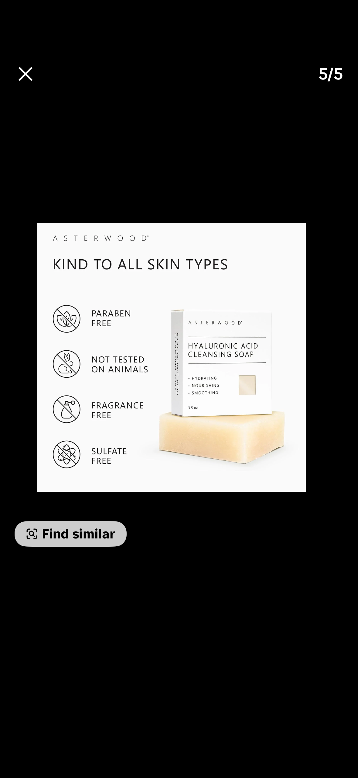 Hyaluronic Acid • Cleansing soap